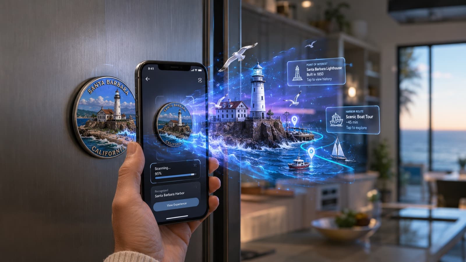 AR Magnets — A city on your fridge — brought to life.