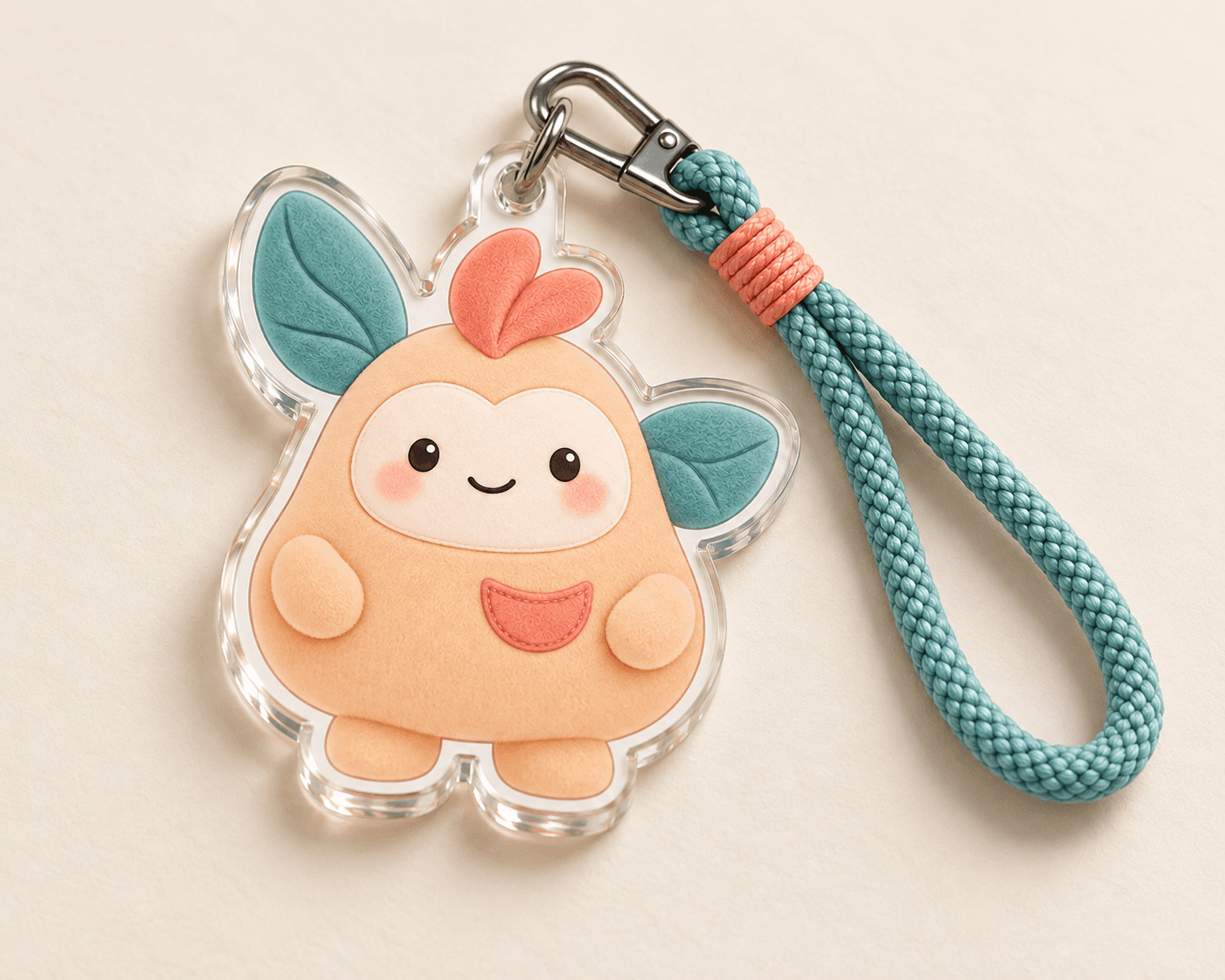The avatar interpreted as an acrylic keychain