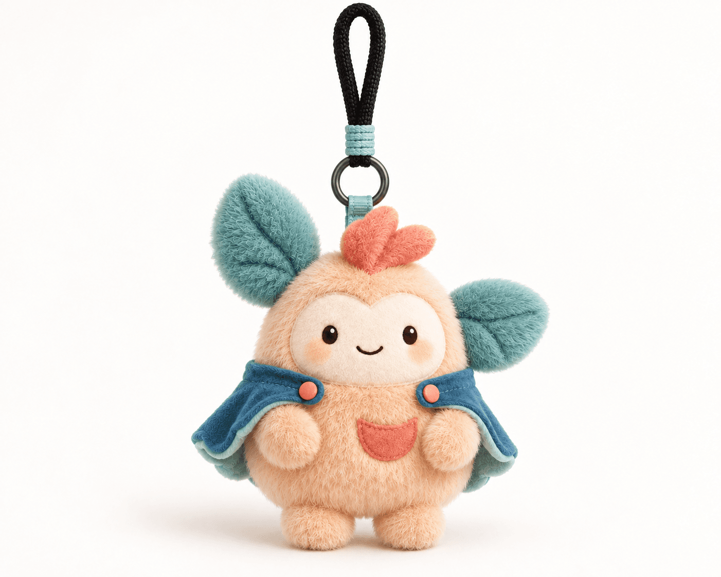 The avatar interpreted as a plush keychain
